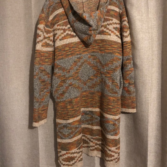 Long Aztec Sweater (Sz S-M) - Picture 3 of 5